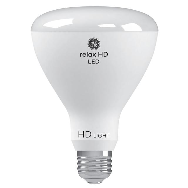 GE Relax HD LED 65 Watt Replacement, Soft White, BR30 Indoor Floodlight Bulbs (2 Pack)