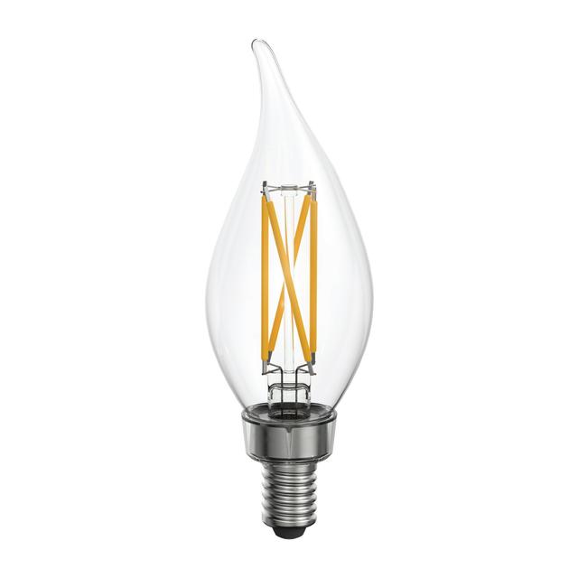 GE Reveal HD+ LED 60 Watt Replacement, Reveal, CA11 Deco - Candle Bulbs (3 Pack)