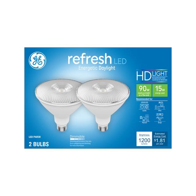GE Refresh HD LED 90 Watt Replacement, Daylight, PAR38 Outdoor