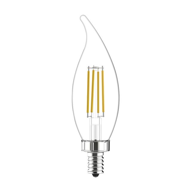 GE Refresh HD LED 60 Watt Replacement, Cool Daylight, CA11 Deco - Candle Bulbs (3 Pack)