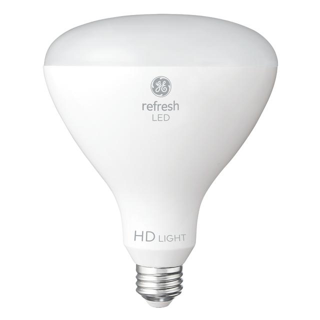 GE Refresh HD LED 65 Watt Replacement, Daylight, BR40 Indoor Floodlight Bulbs (2 Pack)