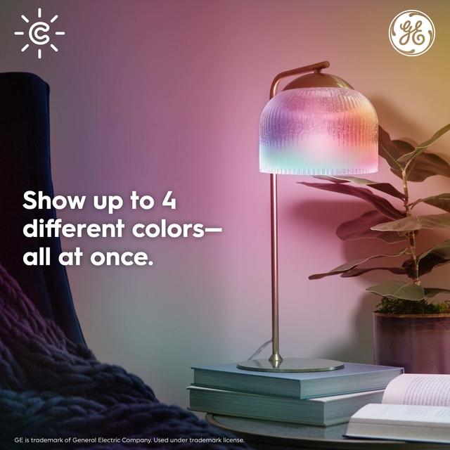 GE Cync Dynamic Effects Color Changing BR30 Smart LED Light Bulb