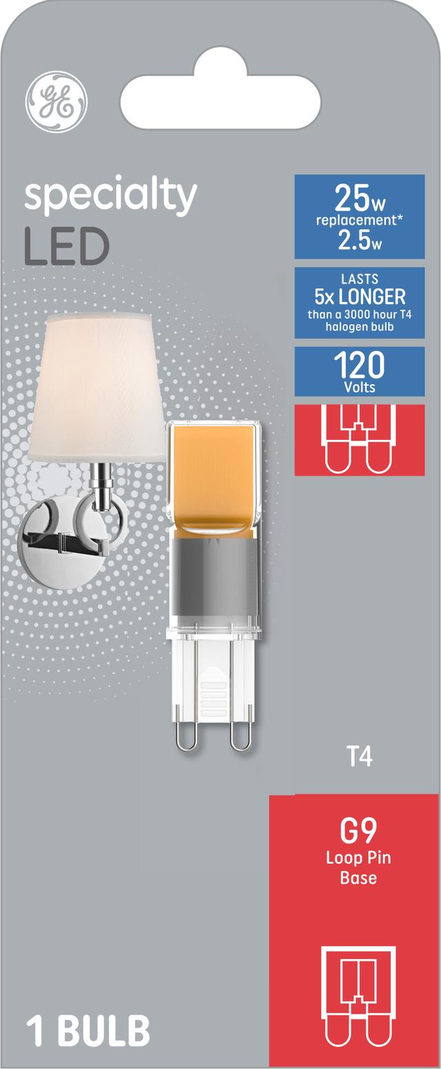 GE Specialty LED 25 Watt Replacement Warm White T4 Specialty