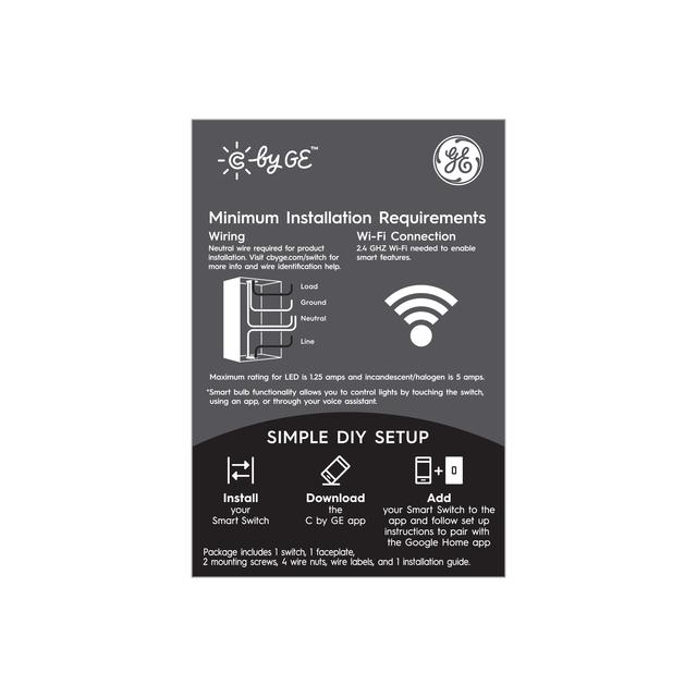 ge smart switch google home