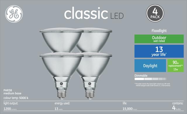 GE Classic LED 90 Watt Replacement Daylight PAR38 Outdoor