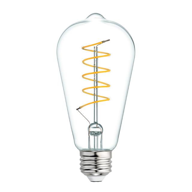 GE Vintage LED 60 Watt Replacement, Candlelight, ST19 Edison Bulb (1 Pack)
