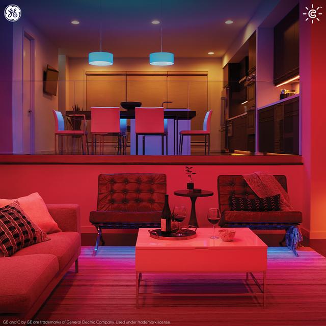 GE Cync Direct Connect Full Color Smart LED Light Bulb, Color Changing, Works with Alexa and Google Assistant, Bluetooth and Wi-Fi Enabled (1 Pack)