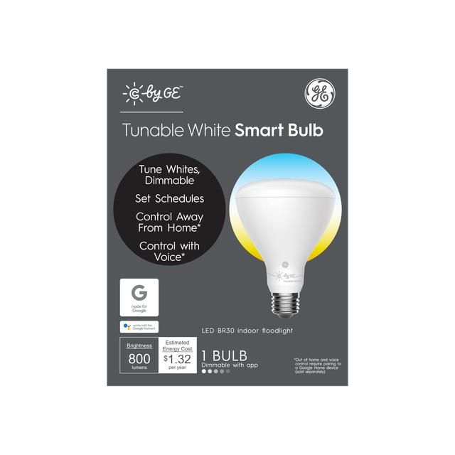 GE Cync Lampes Bluetooth Smart LED Tunable White, Fonctionne avec Alexa et Google Assistant, Bluetooth (1 Enabled Pack)