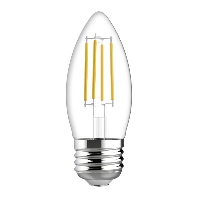 GE Refresh HD LED 60 Watt Replacement, Daylight, B11 Deco - Candle Bulbs (3 Pack)