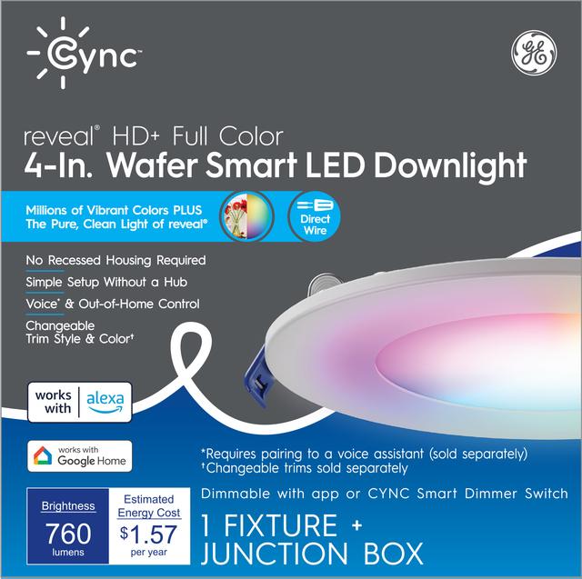 GE CYNC Full Color 4-in Wafer