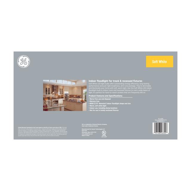 GE Classic LED 65 Watt Replacement, Soft White, BR30 Indoor Floodlight Bulbs (6 Pack)