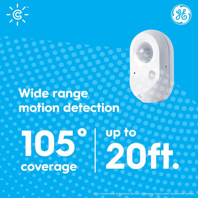 GE Cync Wire-Free Smart Motion Sensor, Bluetooth Enabled (1 Pack)
