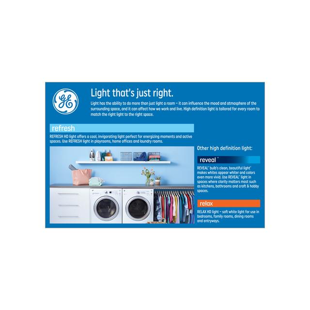 GE Refresh HD LED 75 Watt Replacement, Daylight, PAR30L Outdoor Floodlight Bulbs (2 Pack)