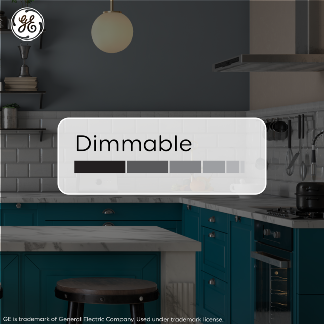 GE 1-Light Pendant Solon Family Matte Black