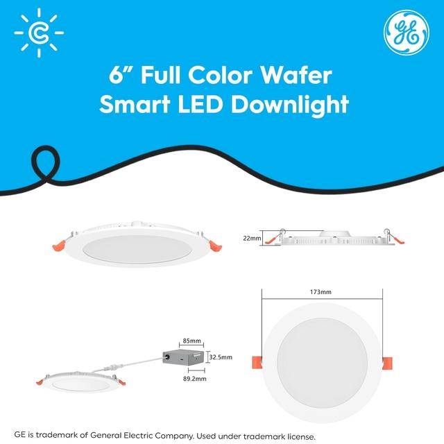 GE CYNC Full Color 6-in Wafer
