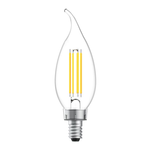 GE Classic LED 60 Watt Replacement, Daylight, CA11 Deco - Candle Bulbs (6 Pack)