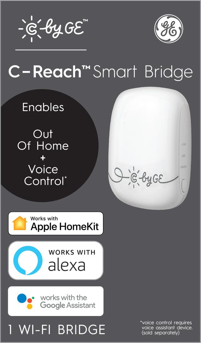 Accessoires GE Cync, Reach Smart Bridge, Fonctionne avec Alexa et Google Assistant, Pack compatible [Connectivité] (1)