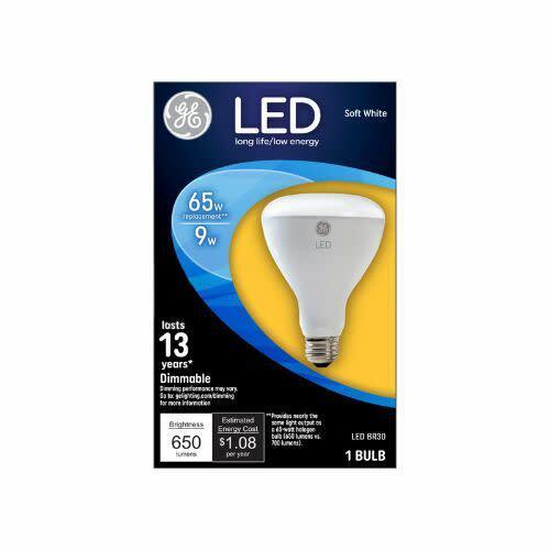 GE Classic LED 65 Watt Replacement, Soft White, BR30 Indoor Floodlight Bulb (1 Pack)