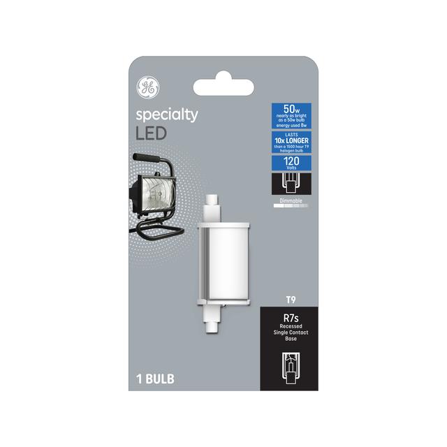 GE Specialty LED 50 Watt Replacement, Warm White, T9 Specialty Bulb (1 Pack)