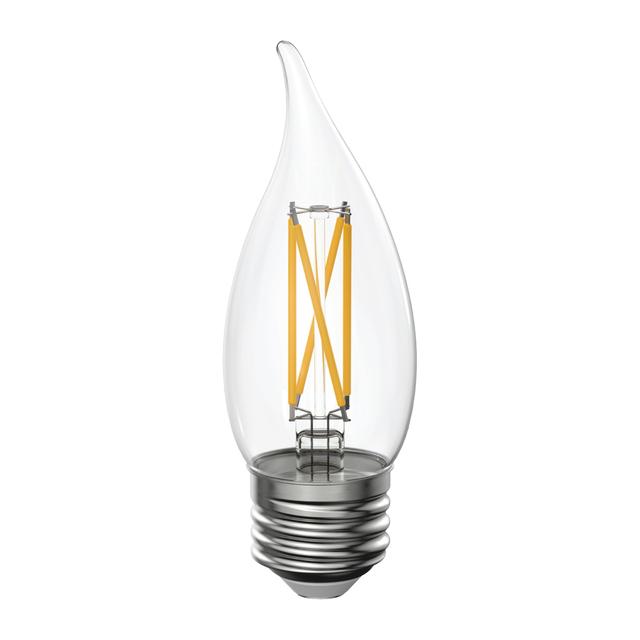 GE Reveal HD+ LED 60 Watt Replacement, Reveal, CA11 Deco - Candle Bulbs (3 Pack)