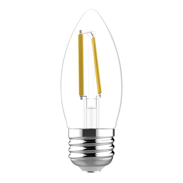 GE Classic LED 60 Watt Replacement, Soft White, B11 Deco - Candle Bulbs (2 Pack)
