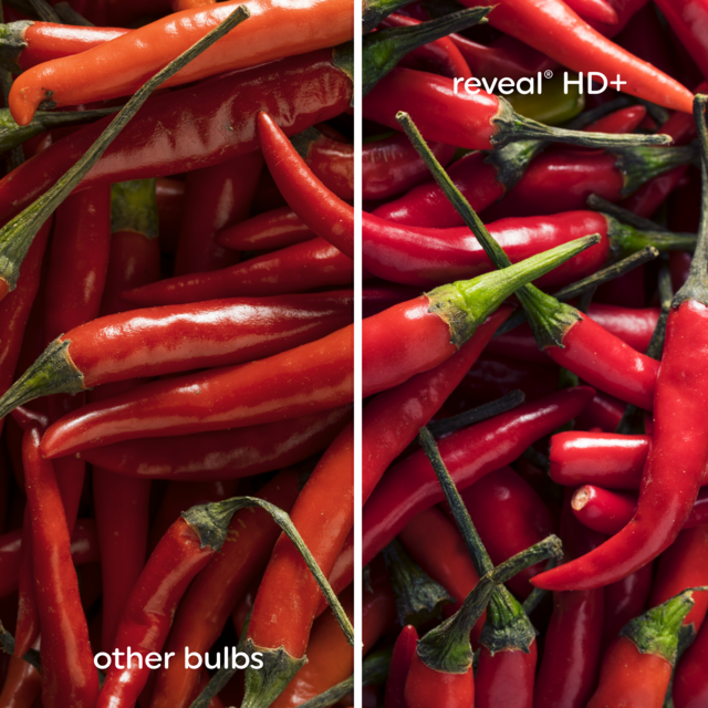 GE Reveal HD+ LED 60 Watt Replacement, Reveal, T10 Deco - Tubular Bulbs (2 Pack)