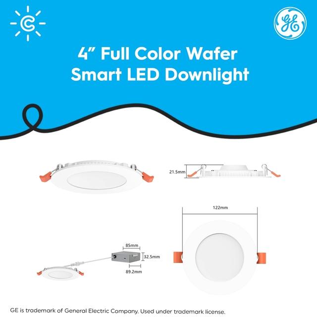 GE CYNC Full Color 4-in Wafer
