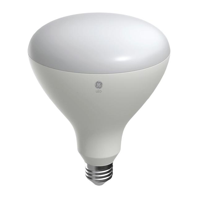 GE Ultra Bright LED 165 Watt Replacement, Daylight, BR40 Indoor Floodlight Bulbs (2 Pack)