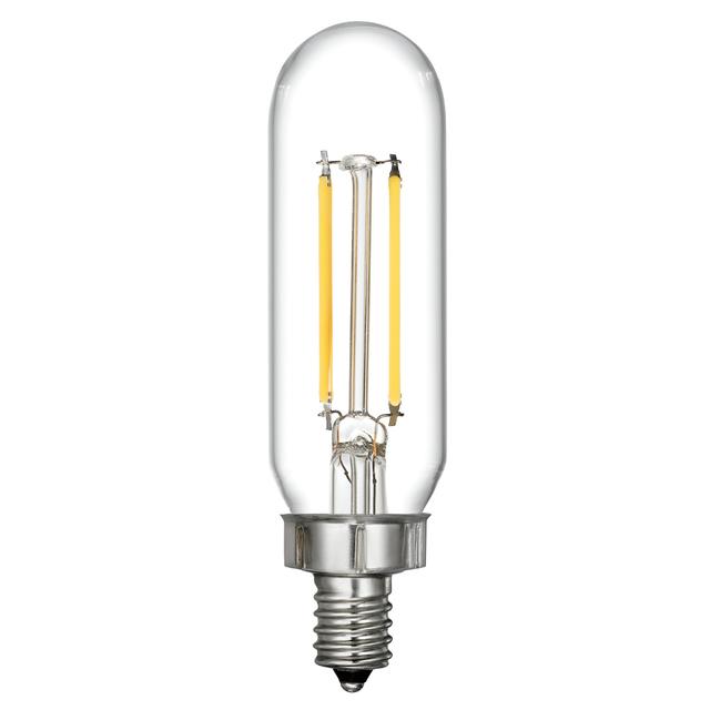 GE Vintage Style T8 LED Light Bulb, Tube Light Clear Glass, 25