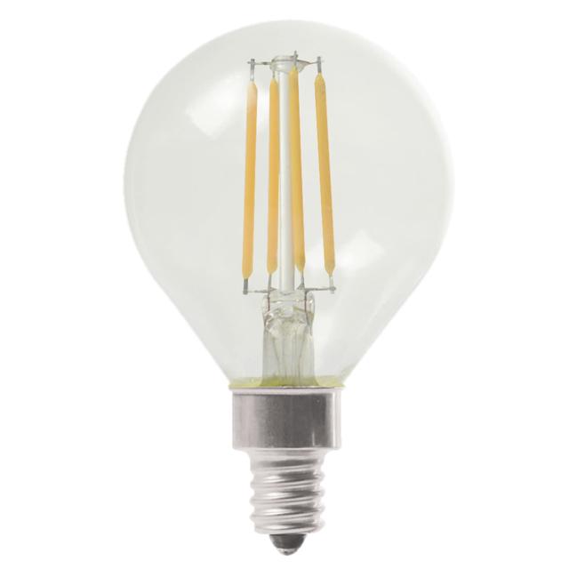 GE Classic LED 25 Watt Replacement, Soft White, G16.5 Vanity - Globe Bulbs (2 Pack)