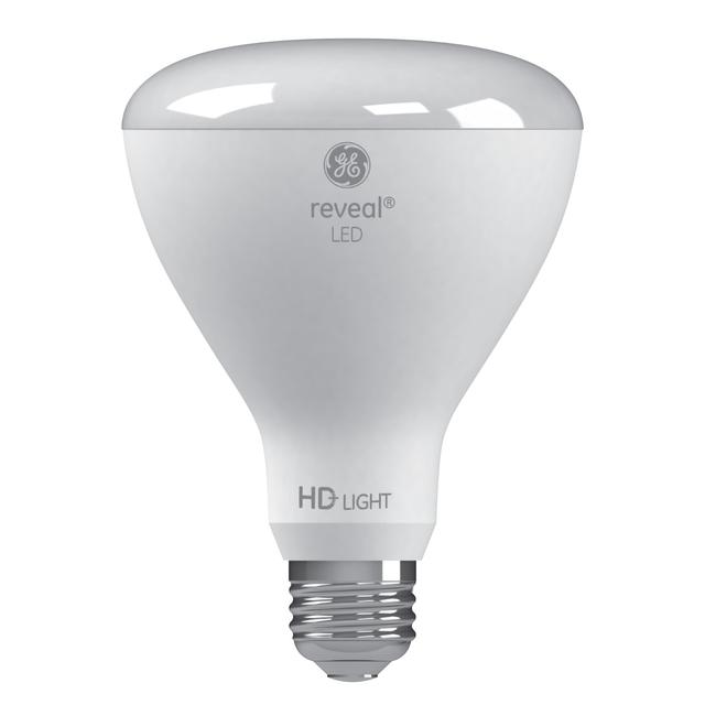 GE Reveal HD+ LED 65 Watt Replacement, Reveal, BR30 Indoor Floodlight Bulbs (2 Pack)