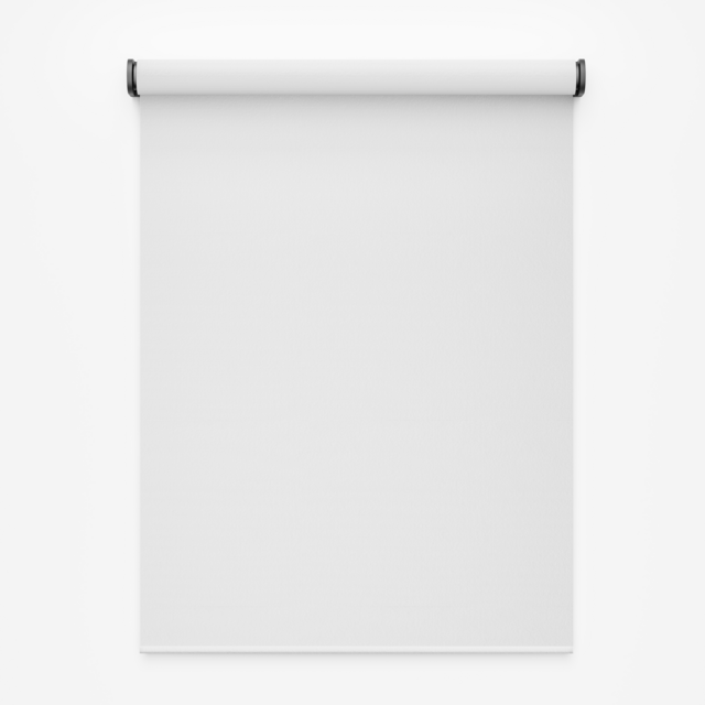 GE Smart Shade, Motorized Window Blind with Matter & Remote Control, Easy Install, Black Hardware, Blackout White Fabric, Quiet Operation, 30” Width, Adjustable Length, 1 Shade