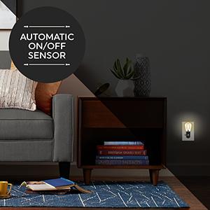 GE Night Light Vintage LED Warm Candlelight Decorative Farmhouse Plug-in Fixture (1-Pack)