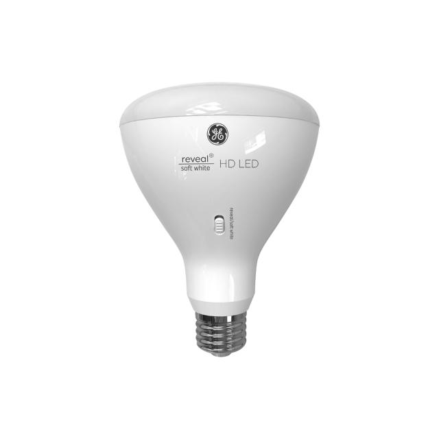 GE Reveal HD+ LED 65 Watt Replacement, Reveal + Soft White, BR30 Indoor Floodlight Bulbs (2 Pack)