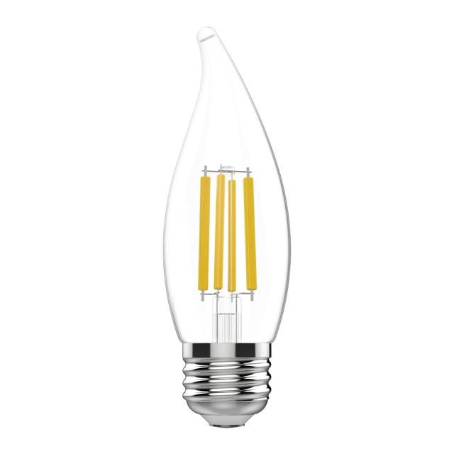 GE Ultra Bright LED 100 Watt Replacement, Daylight, CA12 Deco - Candle Bulbs (3 Pack)