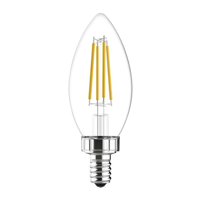 GE Refresh HD LED 60 Watt Replacement, Cool Daylight, B11 Deco - Candle Bulbs (3 Pack)