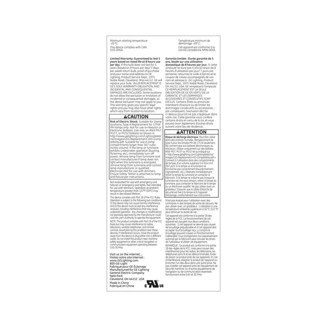 GE Classic LED 175 Watt Replacement, Daylight, ED32 HID Bulb (1 Pack)