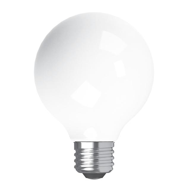 GE Classic LED 60 Watt Replacement, Soft White, G25 Vanity - Globe Bulbs (2 Pack)