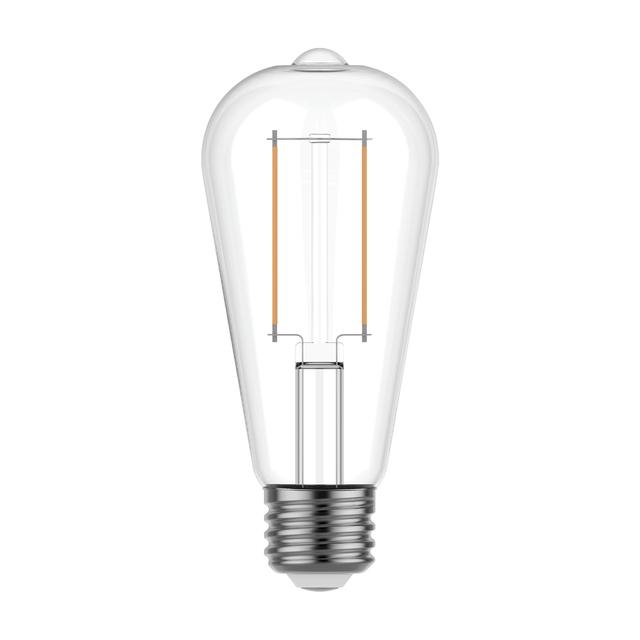 GE Reveal HD+ LED 40 Watt Replacement, Reveal, ST19 Edison Bulbs (2 Pack)