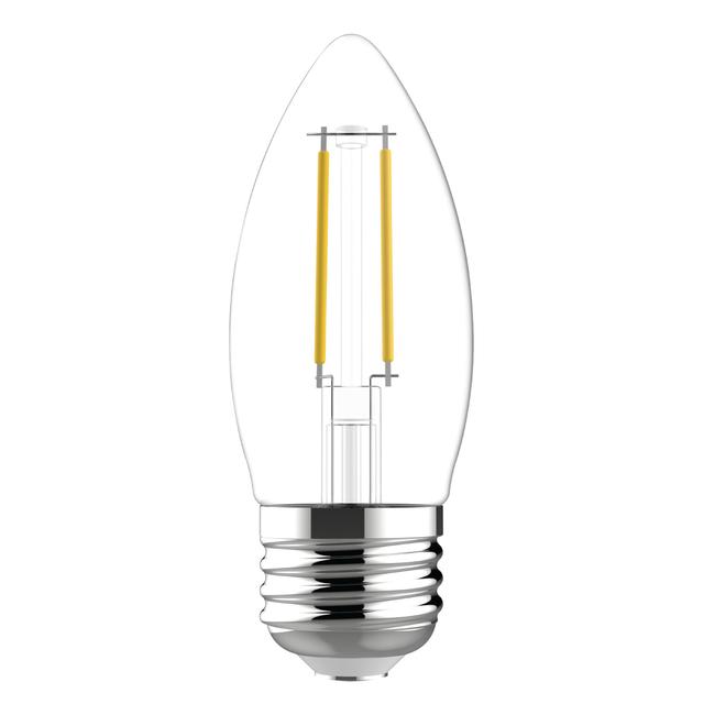 GE Classic LED 25 Watt Replacement, Soft White, B11 Deco - Candle Bulbs (2 Pack)