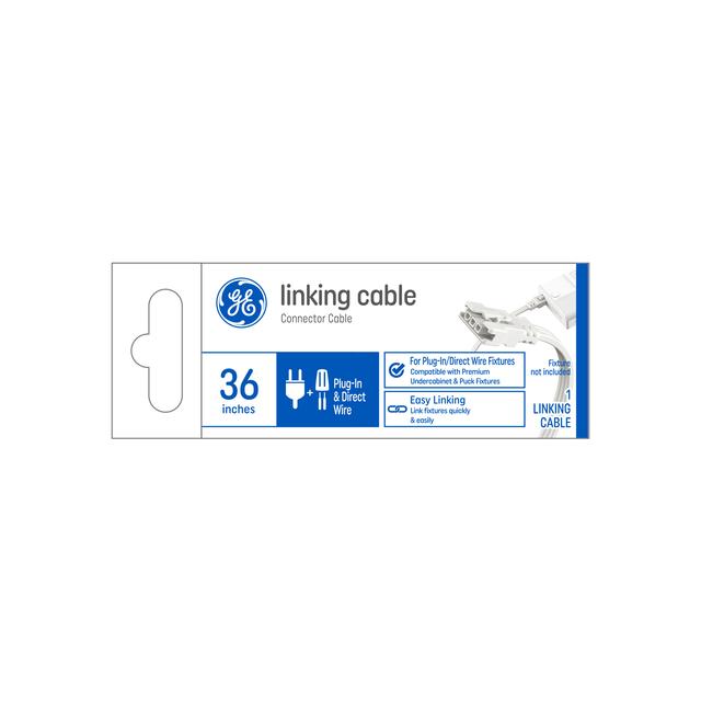 GE Linking Cable for Premium Plug-in and Direct Wire Fixtures, 36in