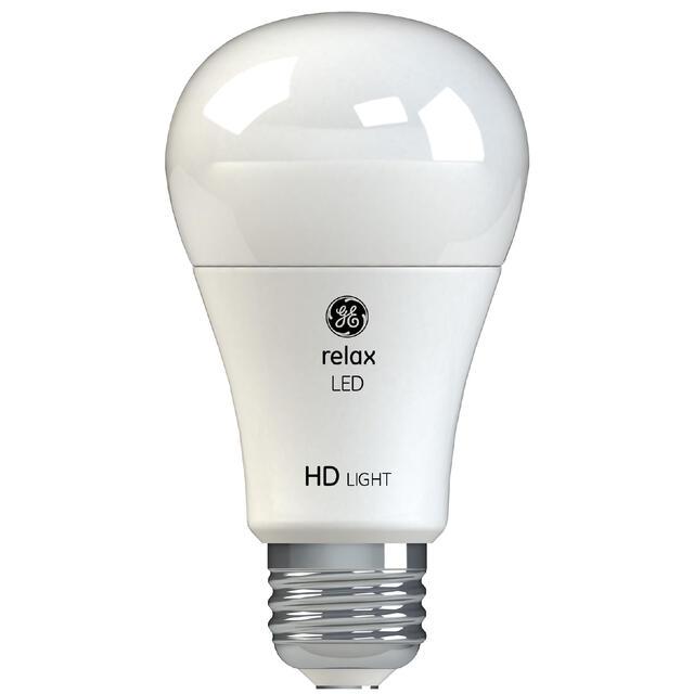 GE Relax HD LED 60 Watt Replacement, Soft White, A19 General Purpose Bulbs (4 Pack)