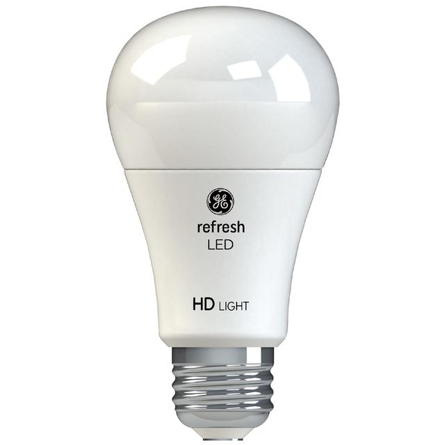 GE Refresh HD LED 60 Watt Replacement, Daylight, A19 General Purpose Bulbs (2 Pack)