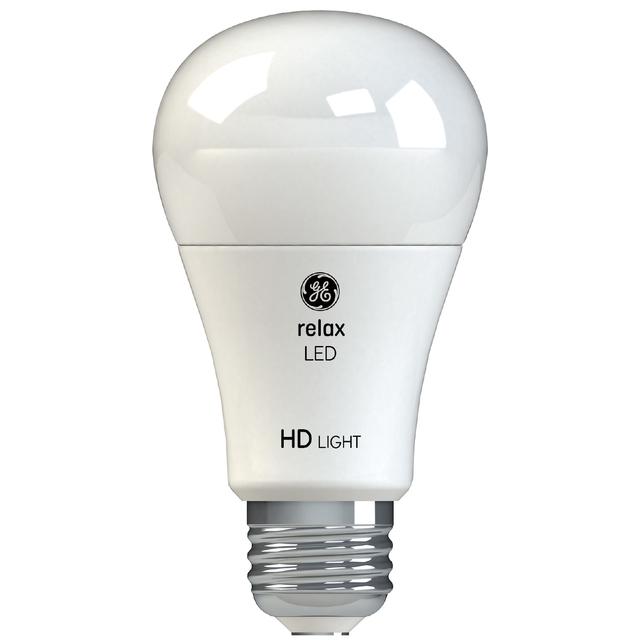 GE Relax HD LED 60 Watt Replacement, Soft White, A19 General Purpose Bulbs (2 Pack)