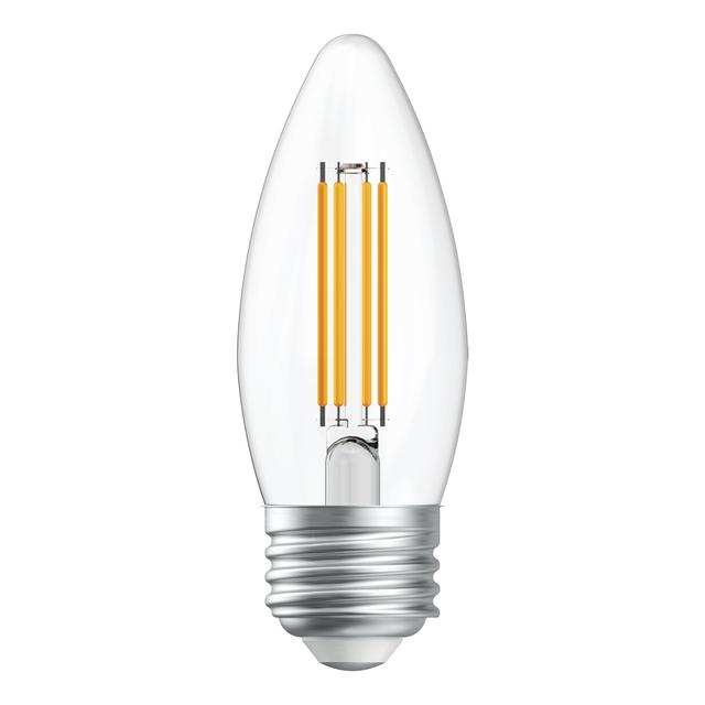 GE Classic LED 60 Watt Replacement, Soft White, B11 Deco - Candle Bulbs (6 Pack)
