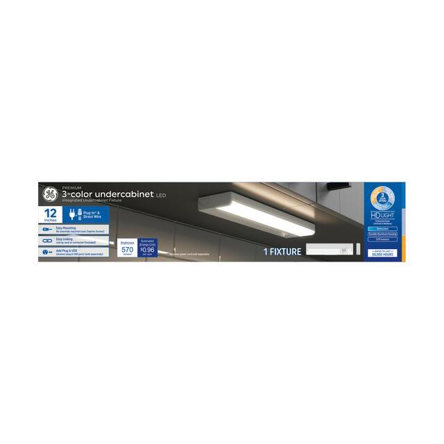 Ge premium led direct wire under cabinet fixture new arrivals
