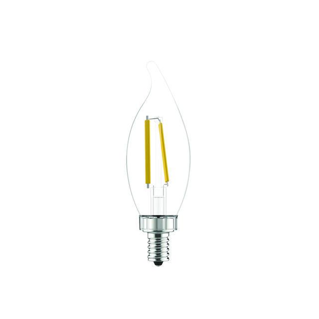 GE Classic LED 60 Watt Replacement, Daylight, CA11 Deco - Candle Bulbs (12 Pack)