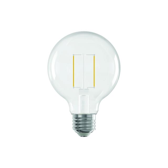GE Reveal HD+ LED 40 Watt Replacement, Reveal, G25 Vanity - Globe Bulbs (2 Pack)