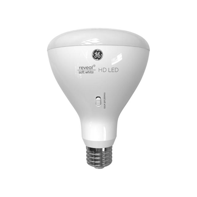 GE Reveal HD+ LED 65 Watt Replacement, Reveal + Soft White, BR30 Indoor Floodlight Bulbs (2 Pack)