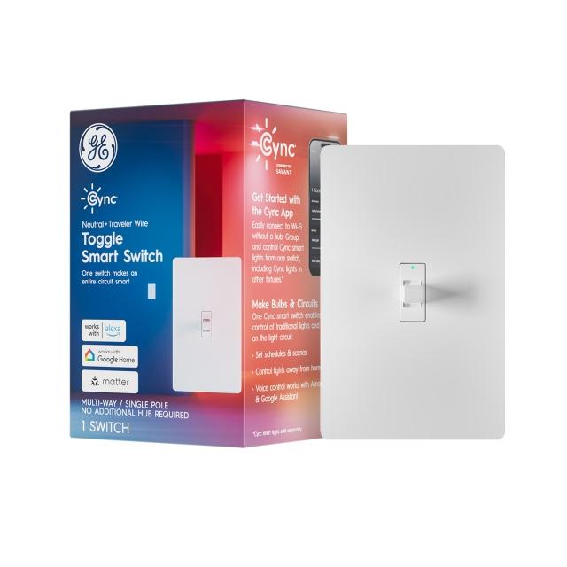 Cync Multi-Way/ Single Pole Toggle Smart Switch (1 pack)